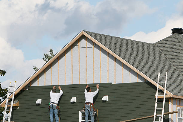 Professional Emergency Siding Repair technician working in Sardis, OH